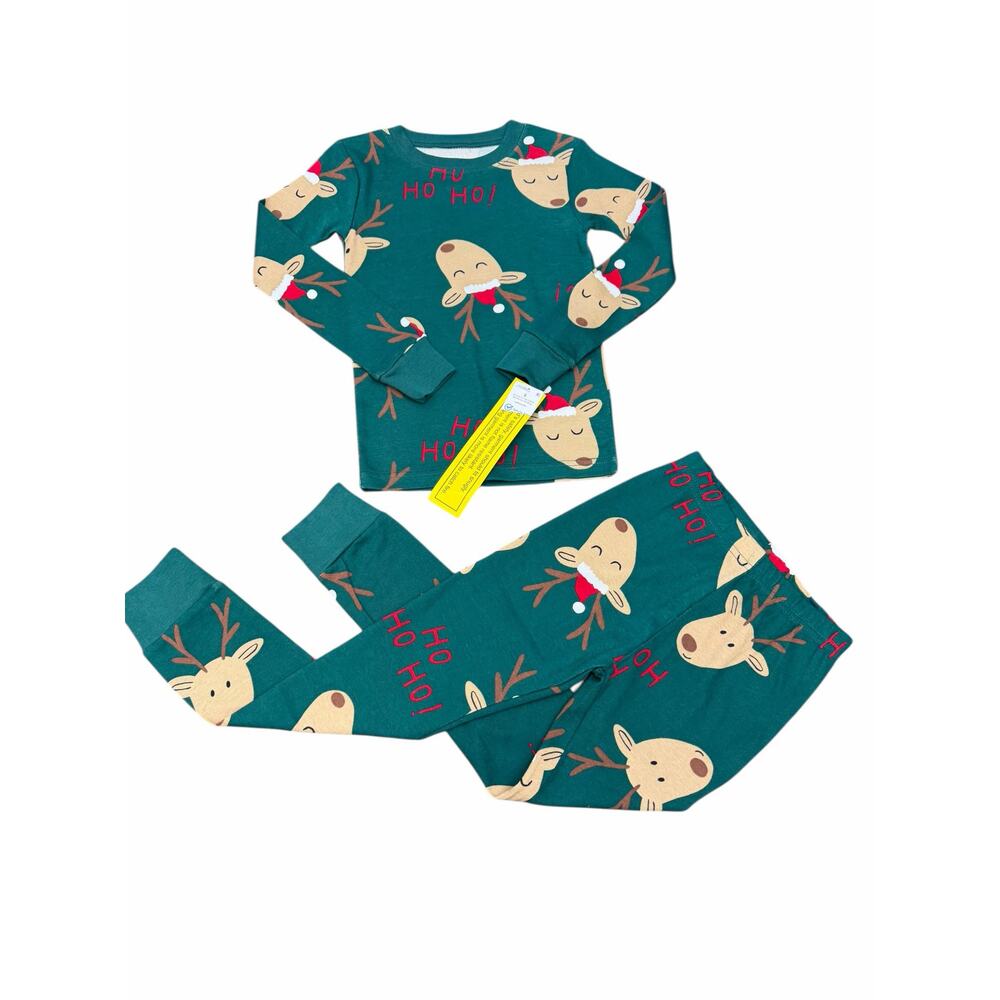 Carter’s Reindeer Christmas Pajama Set Size 5 NWT